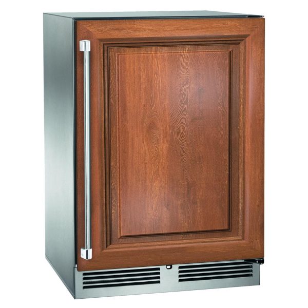 Perlick 24-Inch Signature Series Marine & Coastal Series Stainless Steel Panel Ready Outdoor Beverage Center W/ Door Lock - Right Hinge - HP24BM-4-2RL