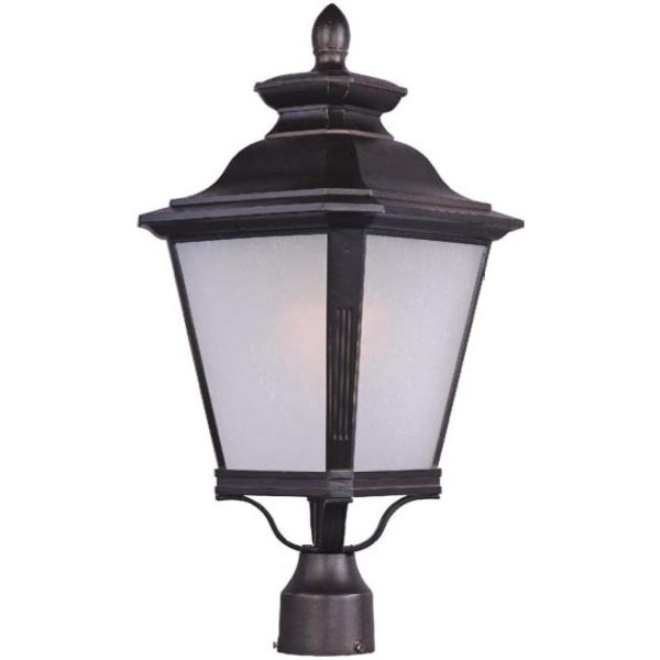 Maxim Knoxville One Light 23-Inch Outdoor Post Light - Bronze - 1121FSBZ