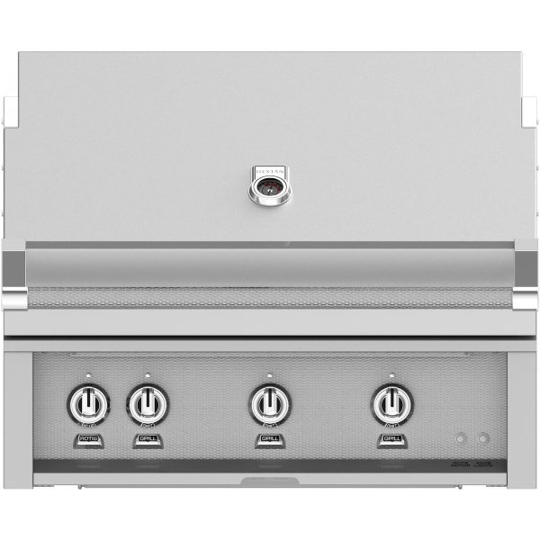 Hestan 36-Inch Built-In Natural Gas Grill W/ Rotisserie - Steeletto - GABR36-NG-SS