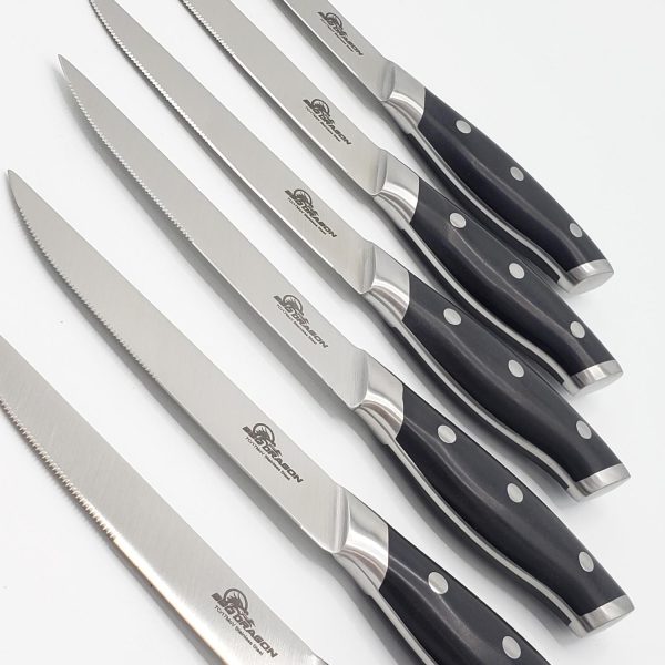 BBQ Dragon 6-Piece Ultimate Steak Knife Set - BBQD470