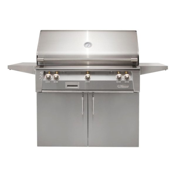 Alfresco ALXE 42-Inch Freestanding Propane Grill With Sear Zone And Rotisserie in Signal Gray - ALXE-42SZC-LP-S7004