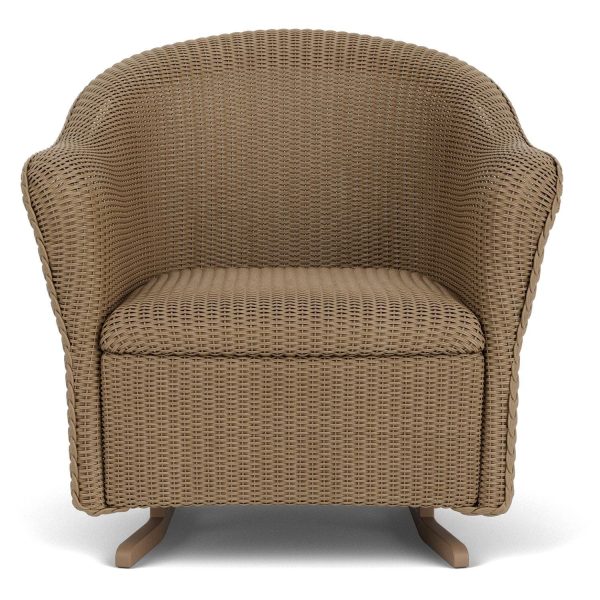 Reflections Lloyd Loom Rocking Club Chair in Fawn by Lloyd Flanders