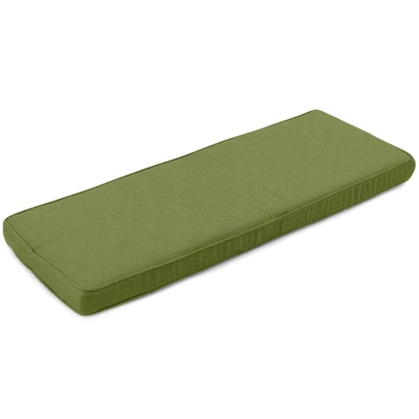 Sunbrella Spectrum Cilantro Medium Outdoor Replacement Bench Cushion W/ Piping By BBQGuys Signature