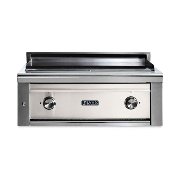 Lynx Asado 30 Inch Built-In Natural Gas Flat Top Grill in Glacier - L30AG-GLNG