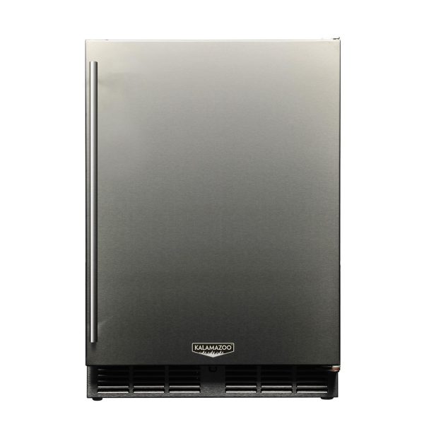 Kalamazoo Signature 24 Inch Outdoor Refrigerator - Right Hinge - Lock - Marine-Grade - K-HP24RO-4-1RL-M6