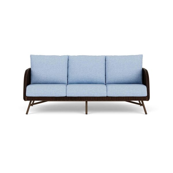 Essence Lloyd Loom Sofa in Mink/Demo Skyway by Lloyd Flanders