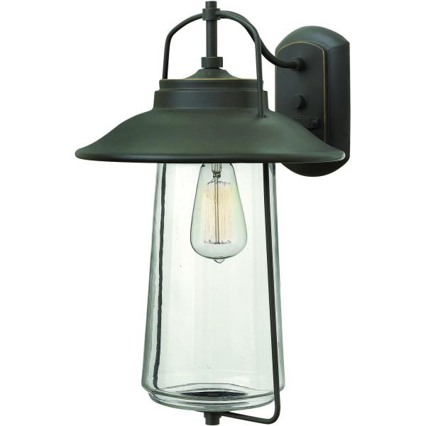 Hinkley Lighting Belden Place One Light 19-Inch Outdoor Wall Light - Oil Rubbed Bronze - 2865OZ