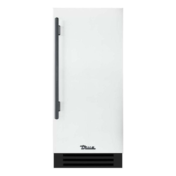 True 15 Inch 3.14 Cu. Ft. Right Hinge Outdoor Refigerator - Matte White w/ Pewter Handles - TUR-15-R-OP-C~DSK-030-H05