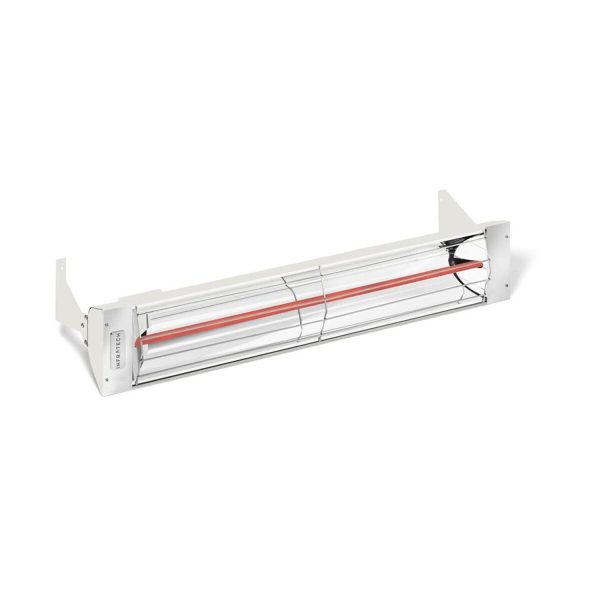 Infratech W-Series 39-Inch 2000W Single Element Electric Infrared Patio Heater - 208V - White - W2028WH