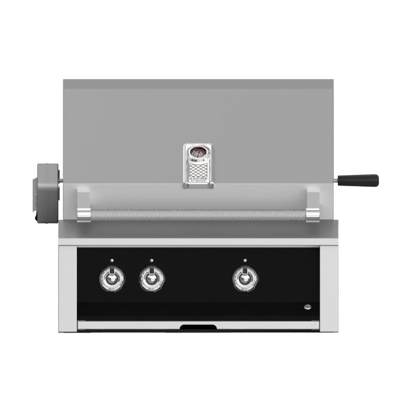 Aspire By Hestan 30-Inch Built-In Natural Gas Grill With Sear Burner & Rotisserie - Stealth - EMBR30-NG-BK