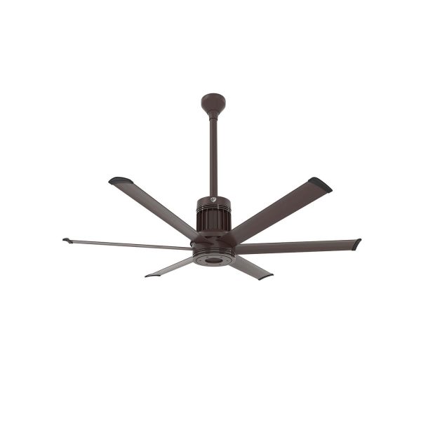 Big Ass Fans 60-Inch i6 Ceiling Fan Universal Mount W/24-Inch Ext Tube in Oil Rubbed Bronze - MK-I61-051906A730I24