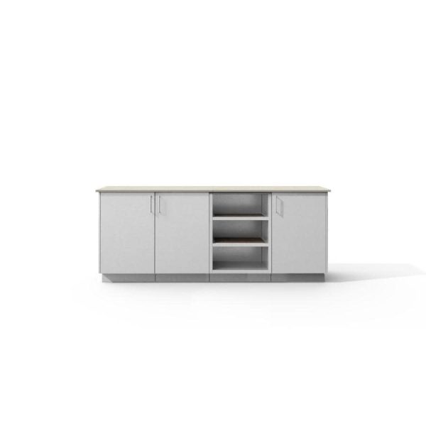 Urban Bonfire Solstice Outdoor Kitchen w/ Danae Dekton Countertop & Chantilly Finish - B-Solstice-Danae-Chantilly