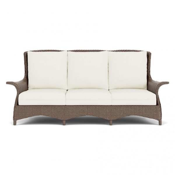 Mandalay Lloyd Loom Sofa in Bark/Sailcloth Salt by Lloyd Flanders