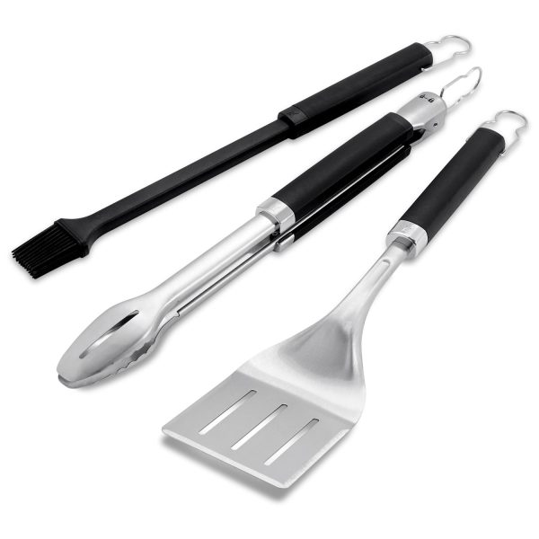 Weber 6772 Precision 3-Piece Grilling Tool Set