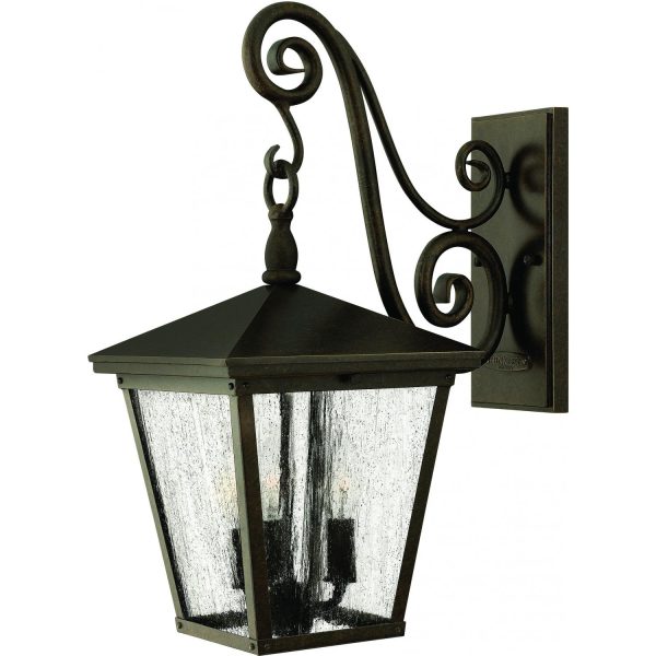 Hinkley Lighting Trellis Three Light 20-Inch Outdoor Wall Light - Regency Bronze - 1434RB