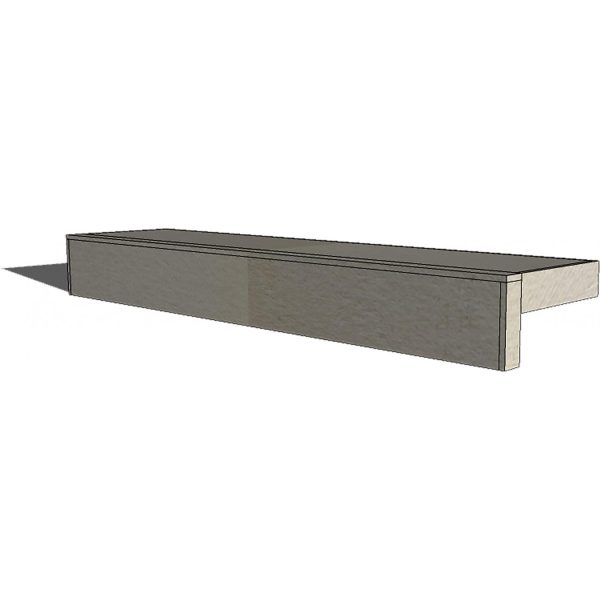 Universal 30-Inch Ready To Finish Overhang Raised Bar And Backsplash