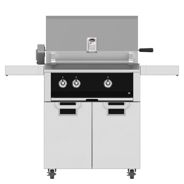 Aspire By Hestan 30-Inch Propane Gas Grill With Sear Burner & Rotisserie - Stealth - EMBR30-LP-BK