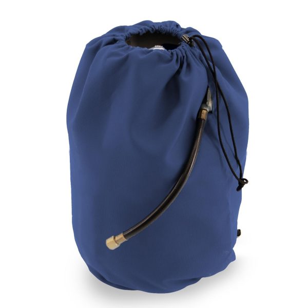 Sunbrella 20 Pound Propane Tank Cover in Canvas Navy by BBQGuys Signature - AMSUN-PTC412