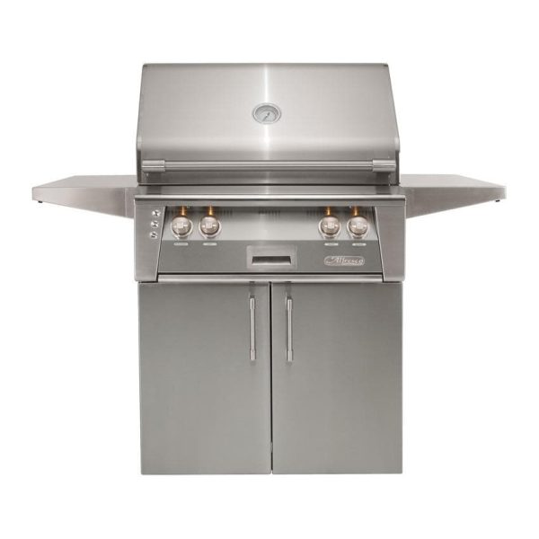 Alfresco ALXE 30-Inch Freestanding Propane Grill With Sear Zone And Rotisserie in Signal Gray - ALXE-30SZC-LP-S7004