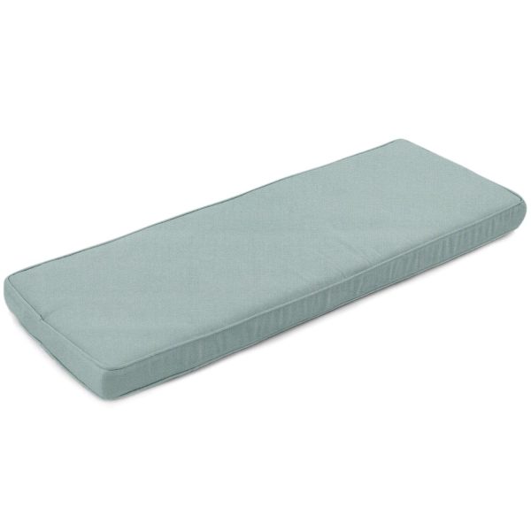 Sunbrella Canvas Spa Large Outdoor Replacement Bench Cushion W/ Piping By BBQGuys Signature