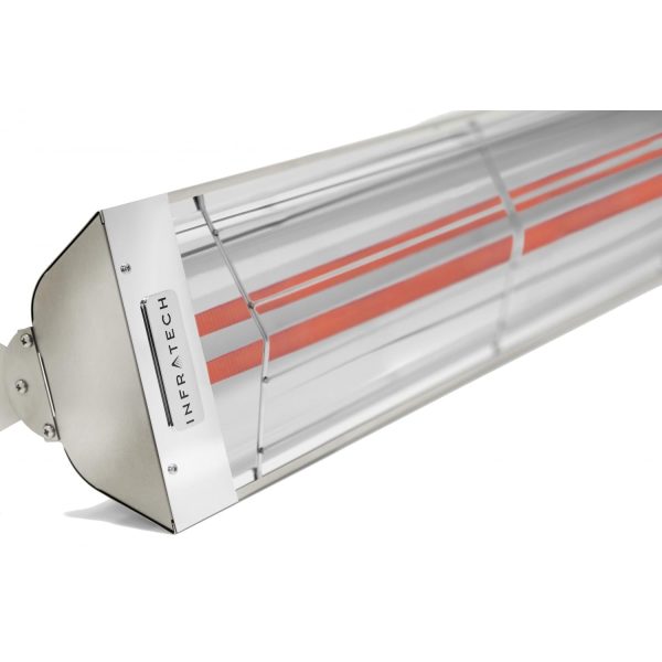 Infratech WD-Series 39-Inch 4000W Dual Element Electric Infrared Patio Heater - 240V - Stainless Steel - WD4024SS