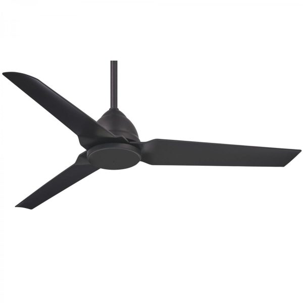 Minka-Aire Java 54-Inch 3-Blade Ceiling Fan in Coal Finish W/ Coal Blades - F753-CL