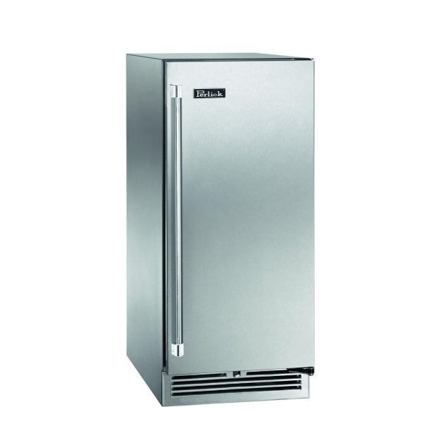 Perlick 15-Inch Signature Series Stainless Steel Outdoor Beverage Center - Right Hinged - HP15BO-4-1R