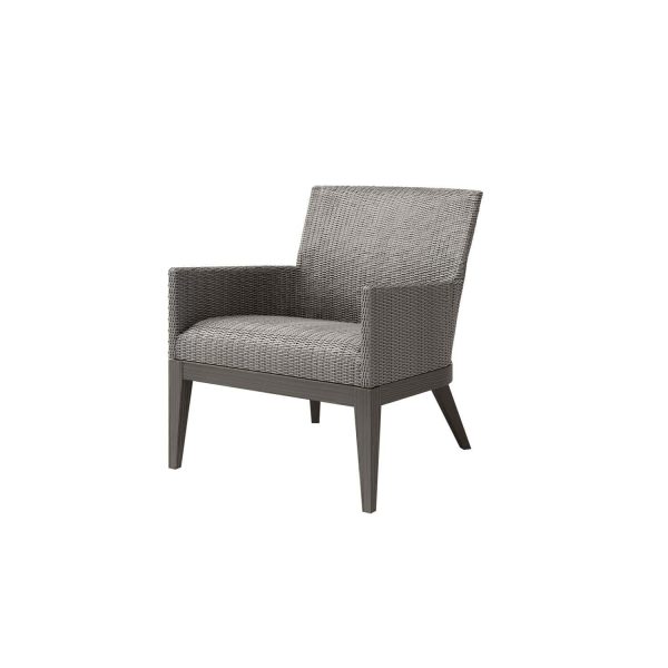 Siena Polyresin Club Chair in Fog by Ebel