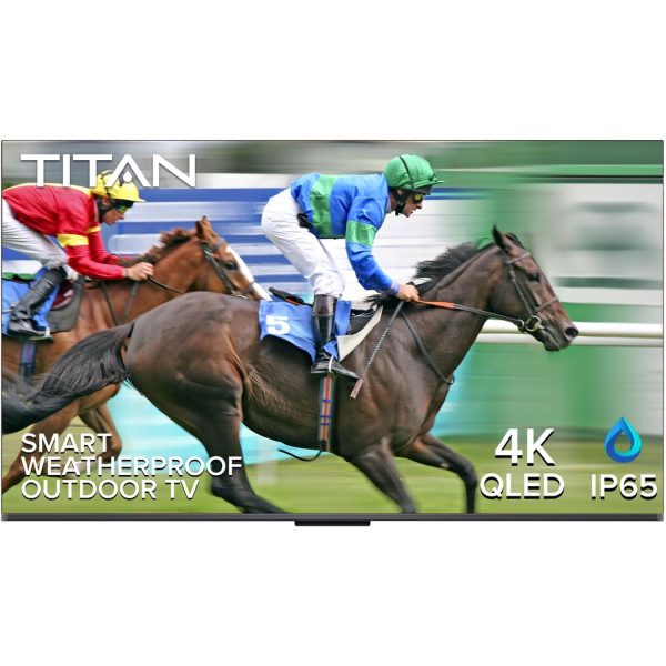 Titan G200 Series 43 Inch Partial Sun 4K QLED IP65 Smart Outdoor TV w/ Google TV OS - G200-QLED-043