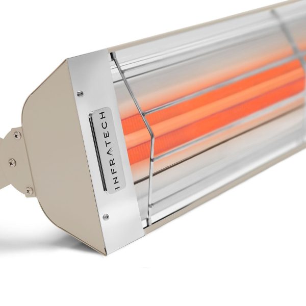 Infratech WD-Series 48 Inch 5200W Dual Element Electric Patio Heater - 240V - Beige - WD5224BE