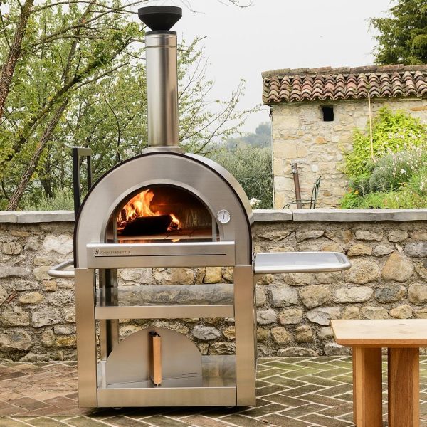 Forno Venetzia Pronto 500 33-Inch Outdoor Wood-Fired Pizza Oven - Copper