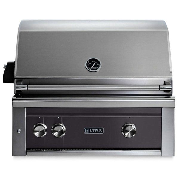 Lynx Professional 30 Inch Built-In Propane Grill w/ Rotisserie in Obsidian - L30R-3-OBLP