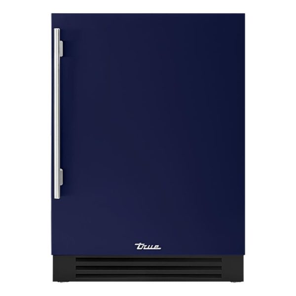 True 24 Inch 5.6 Cu. Ft. Right Hinge Outdoor Refrigerator - Cobalt w/ Stainless Steel Handles - TUR-24-R-OP-C~DSK-078-H04