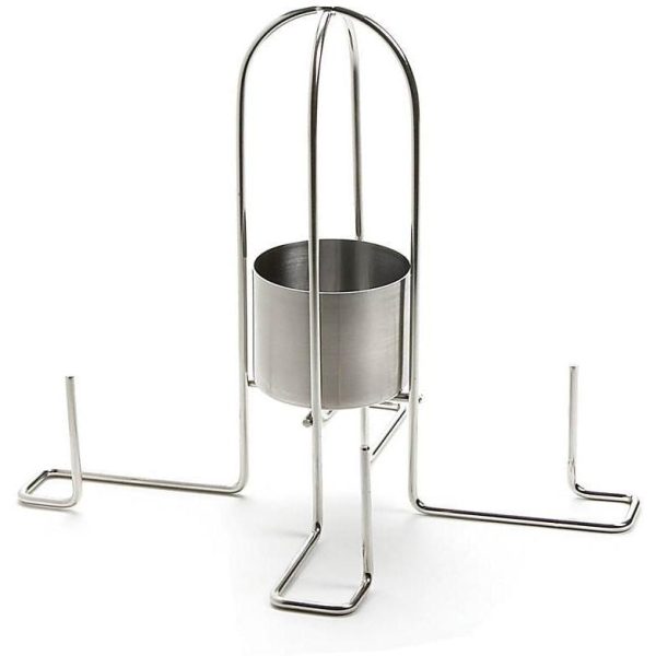 Outset 10 X 8-Inch Stainless Steel Flavor Roaster For Chicken And Potatoes With Cup
