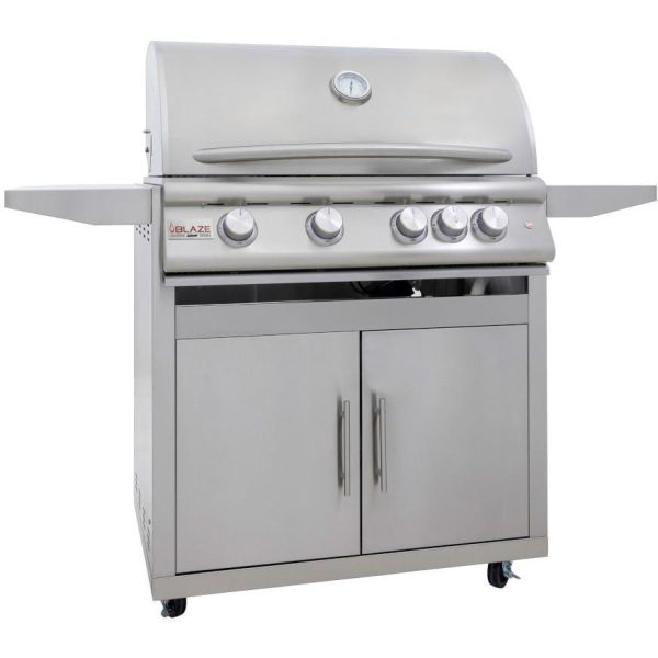 Blaze LTE+ Marine Grade 32-in 4-Burner Natural Gas Grill w/ Ceramic Flame Tamers