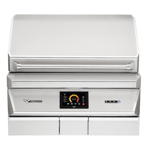 Twin Eagles Wi-Fi Controlled 36-Inch Built-In Stainless Steel Pellet Grill and Smoker - TEPG36G