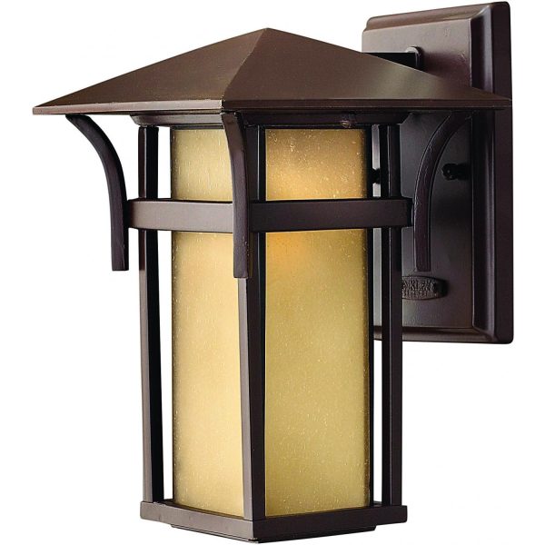 Hinkley Lighting Harbor One Light 11-Inch Outdoor Wall Light - Anchor Bronze - 2570AR