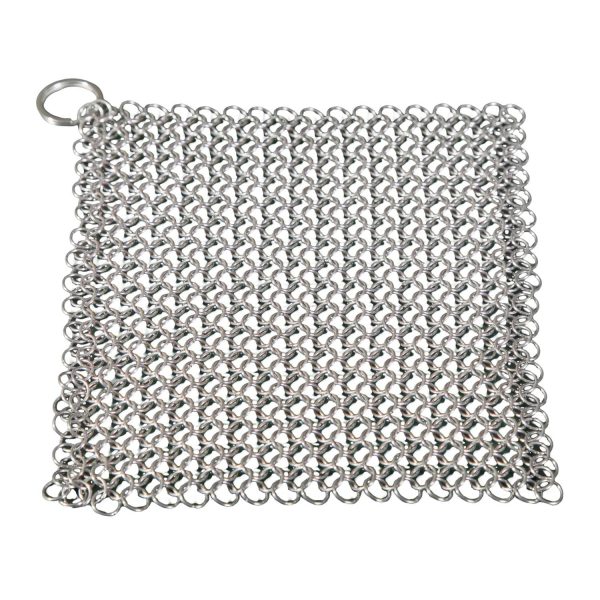 Camp Chef 7-Inch Stainless Steel Chain Mail Scrubber - CMS7