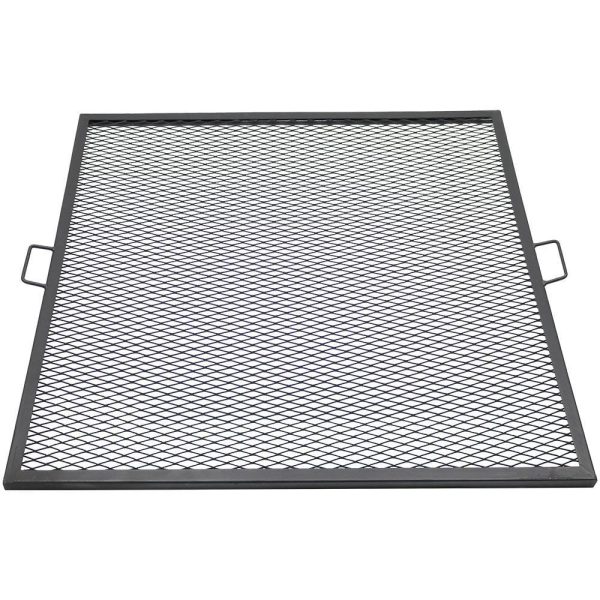Ultimate Patio 40-Inch X-Marks Square Fire Pit Grill Grate
