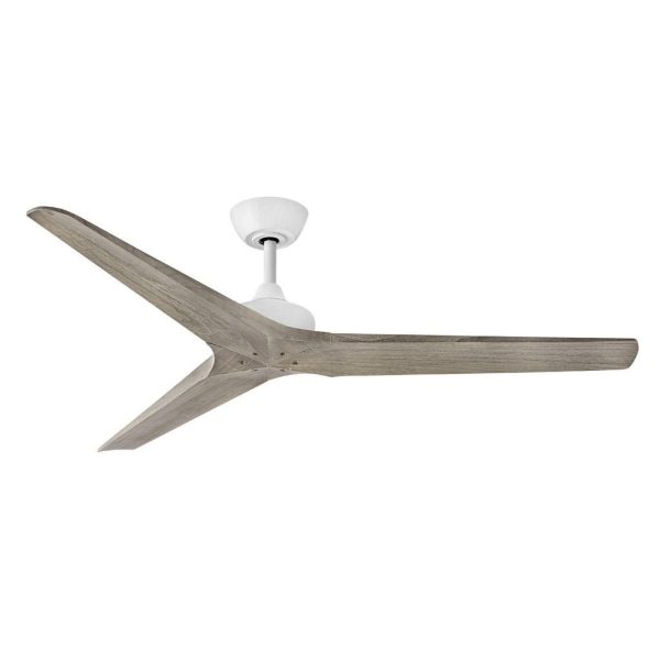 Hinkley Lighting Chisel 60 Inch Indoor / Outdoor Ceiling Fan - Matte White - 903760FMW-NDD