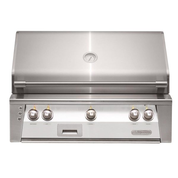 Alfresco ALXE 36-Inch Built-In Propane Grill With Rotisserie in Signal White Gloss - ALXE-36-LP-S9003