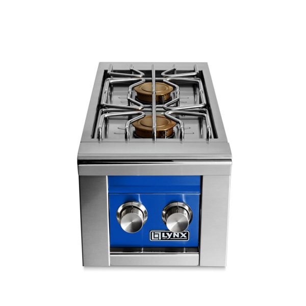 Lynx Professional Built-In Propane Double Side Burner in Pacific Blue - LSB2-2-PBLP