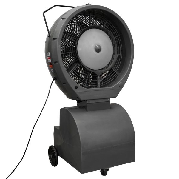 Ecojet by Joape Hurricane Reservoir 18-Gallon Outdoor Misting Fan - Gray - LVP-040401