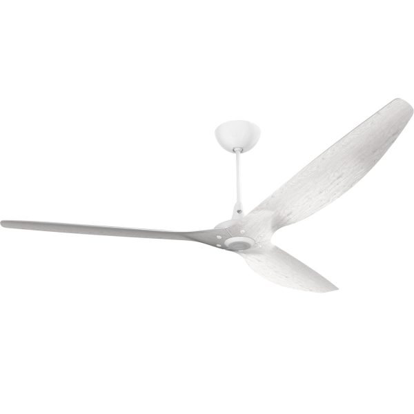 Big Ass Fans 84-Inch Haiku Ceiling Fan Universal Mount W/12-Inch Downrod in White/Driftwood - MK-HK4-071906A259F772G10I12