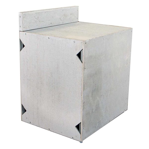 Universal 36 Inch Ready To Finish BBQ Island Appliance And Storage Cabinet - ADA And Universal 36 Inch Ready To Finish Backsplash