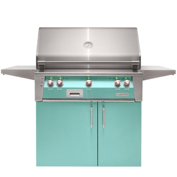 Alfresco ALXE 36-Inch Natural Gas Grill With Rotisserie - Light Green - ALXE-36C-NG-S6027