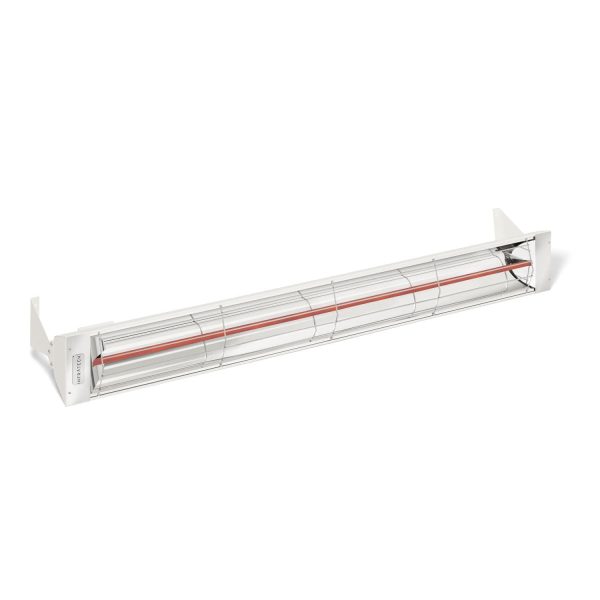 Infratech W-Series 61 1/4-Inch 4000W Single Element Electric Infrared Patio Heater - 277V - White - W4027WH