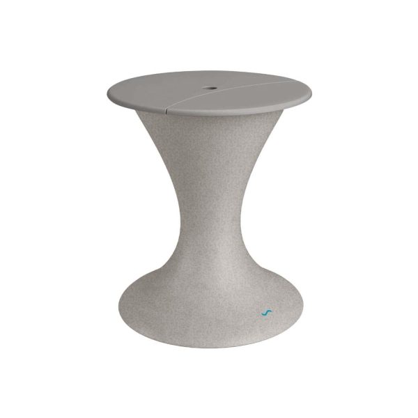 Ledge Lounger Autograph Umbrella Stand Ice Bin - Sandstone W/Grey Lid