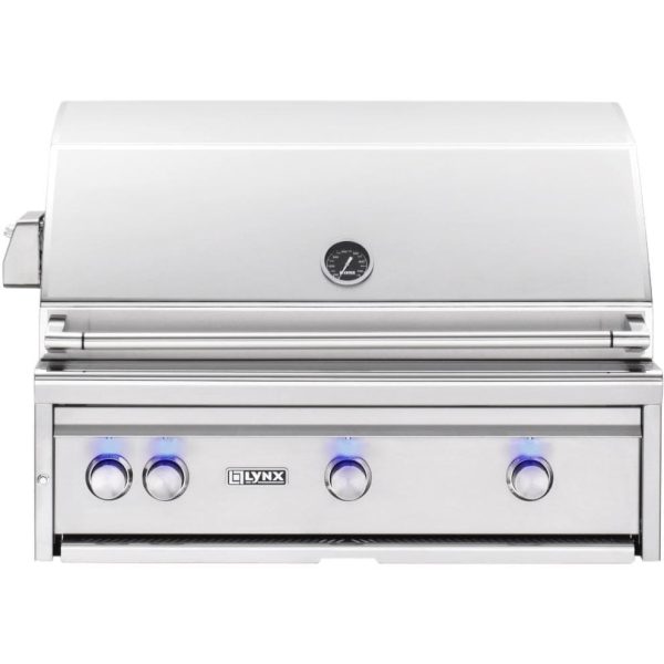 Lynx Professional 36-Inch Built-In Propane Gas Grill With Rotisserie - L36R-3-LP
