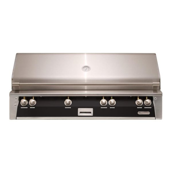 Alfresco ALXE 56-Inch Built-In Propane All Grill With Sear Zone And Rotisserie in Jet Black Gloss - ALXE-56BFG-LP-S9005